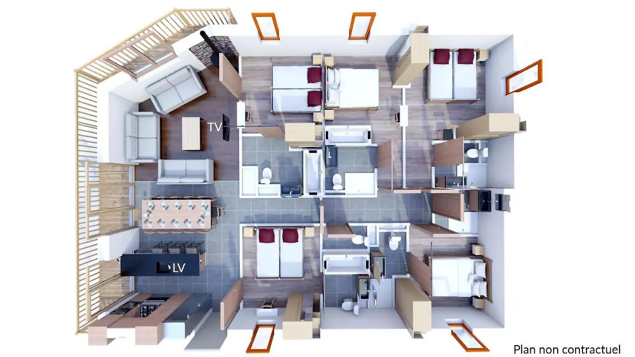 Apartamento Les Balcons Platinium Val Cenis Lanslevillard